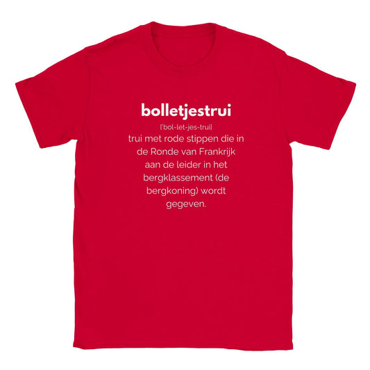 Pedal Play - Bolletjestrui | T-Shirt Unisex - Tshirt-Fabriek.nl