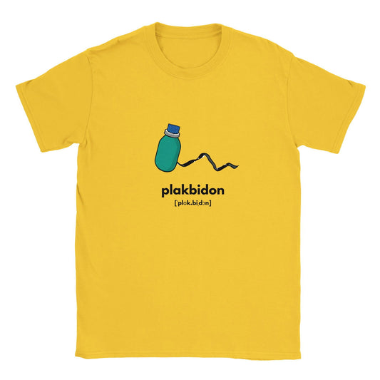 Pedal Play - Plakbidon | T-Shirt Unisex - Tshirt-Fabriek.nl