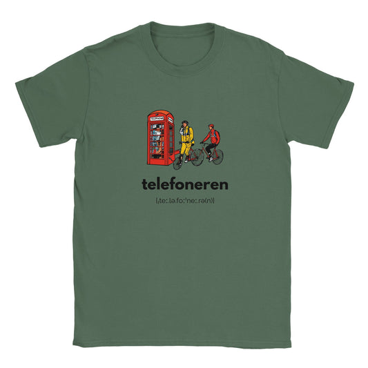 Pedal Play - Telefoneren | T-Shirt Unisex - Tshirt-Fabriek.nl