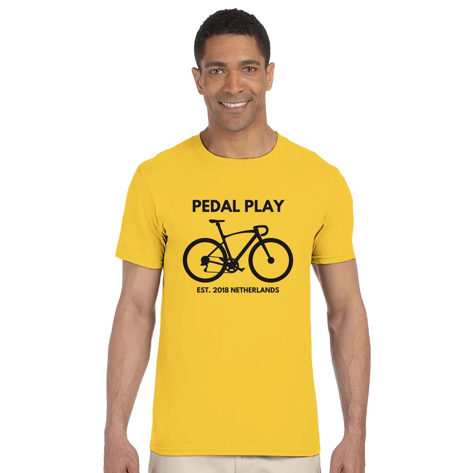 Pedal Play | T-Shirt Unisex - Tshirt-Fabriek.nl