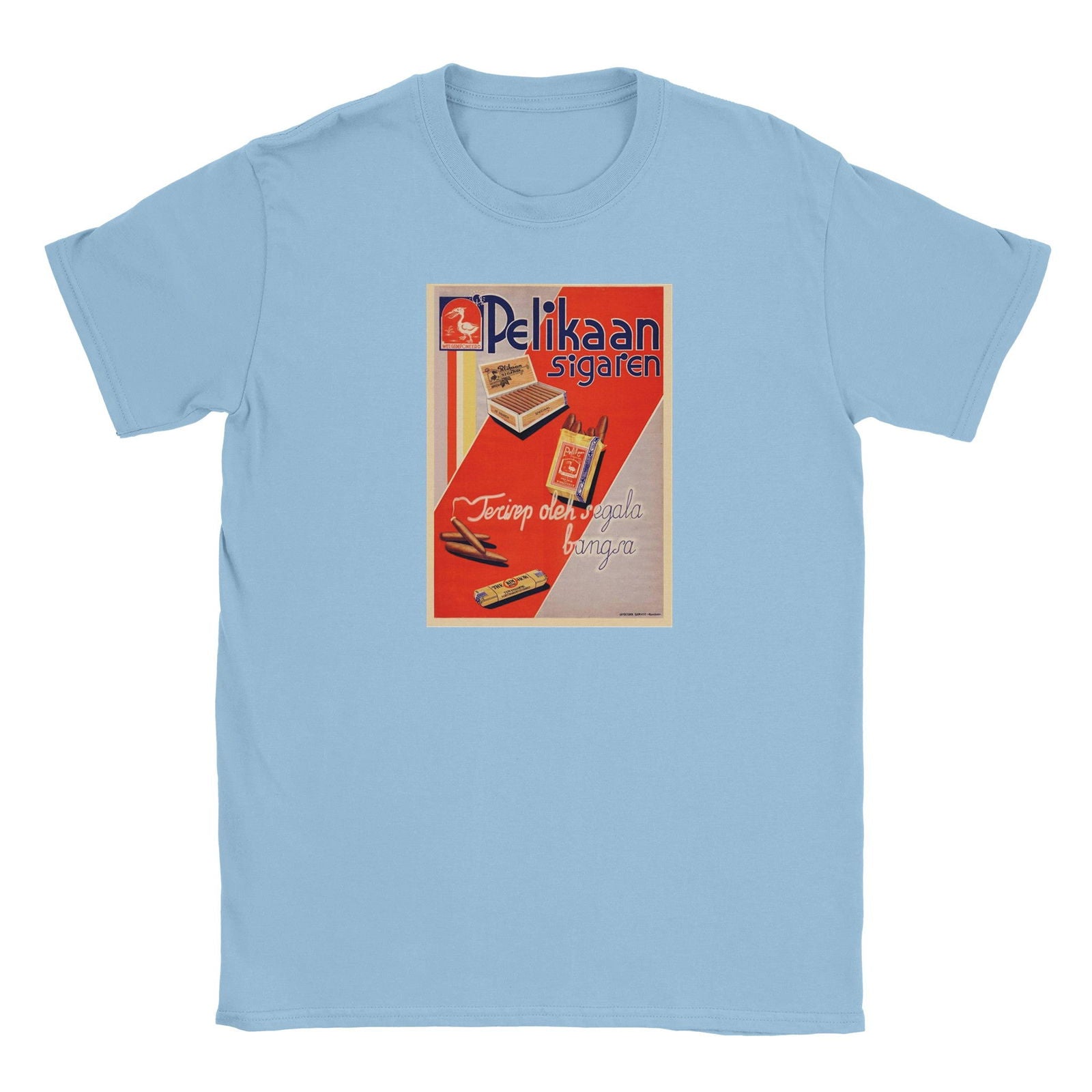 Pelikaan sigaren | T-shirt Unisex - Tshirt-Fabriek.nl