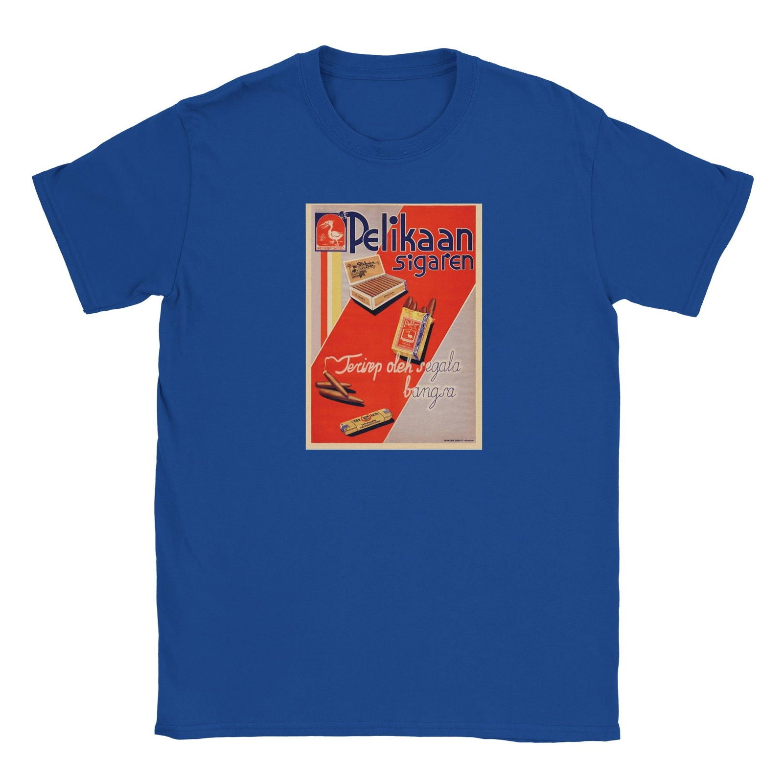 Pelikaan sigaren | T-shirt Unisex - Tshirt-Fabriek.nl