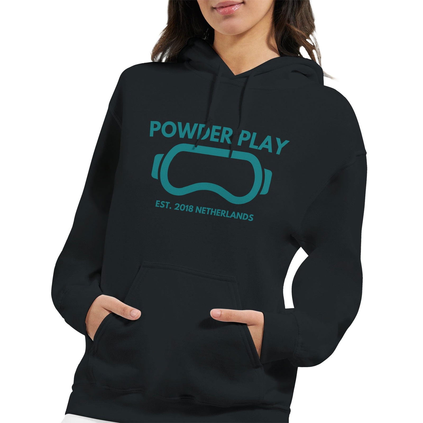 Powder Play Cow | Hoodie Unisex - Tshirt-Fabriek.nl