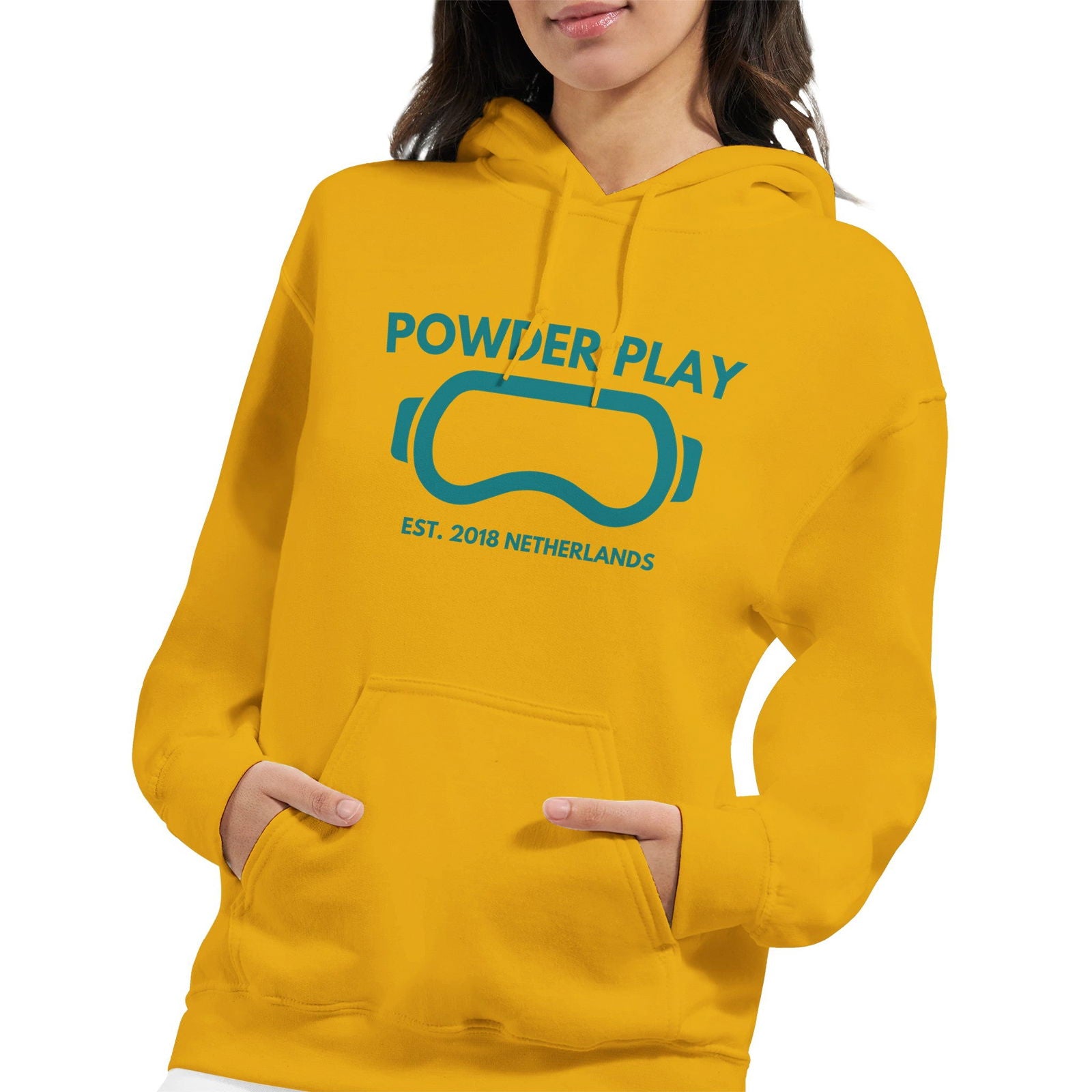 Powder Play Elephant | Hoodie Unisex - Tshirt-Fabriek.nl