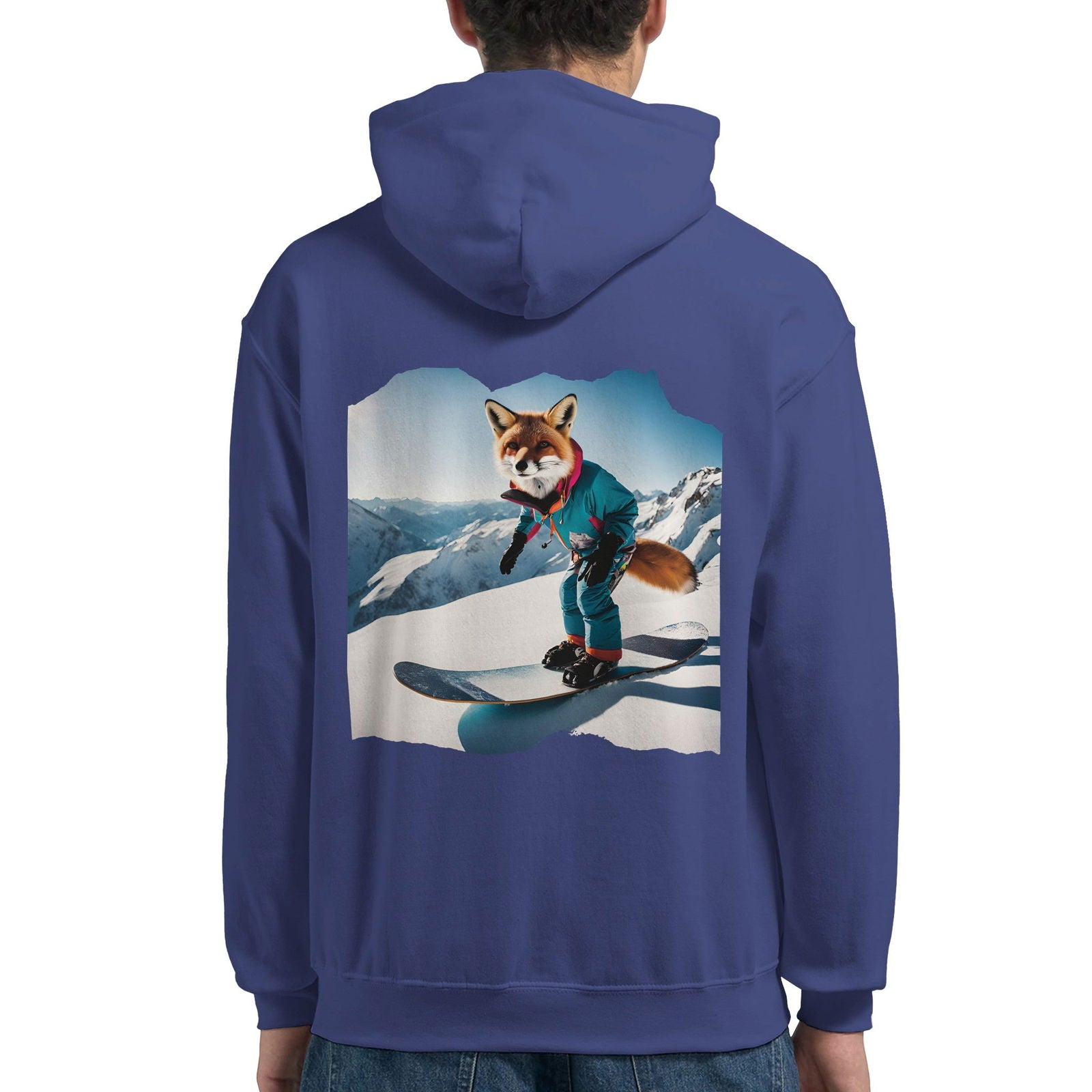 Powder Play Fox | Hoodie Unisex - Tshirt-Fabriek.nl