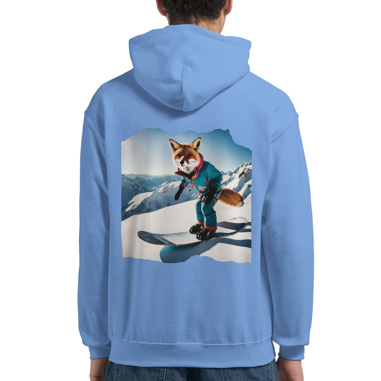 Powder Play Fox | Hoodie Unisex - Tshirt-Fabriek.nl