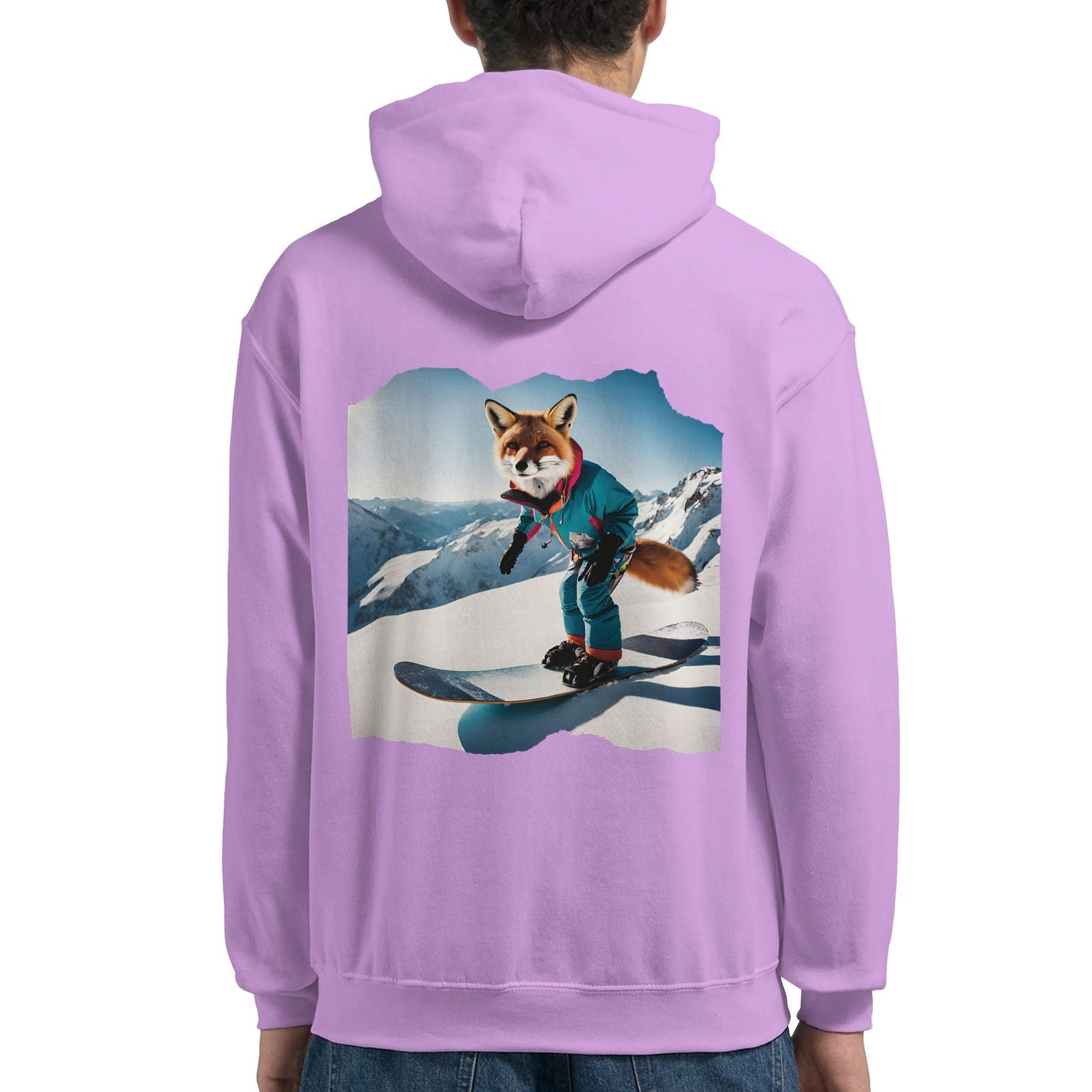 Powder Play Fox | Hoodie Unisex - Tshirt-Fabriek.nl