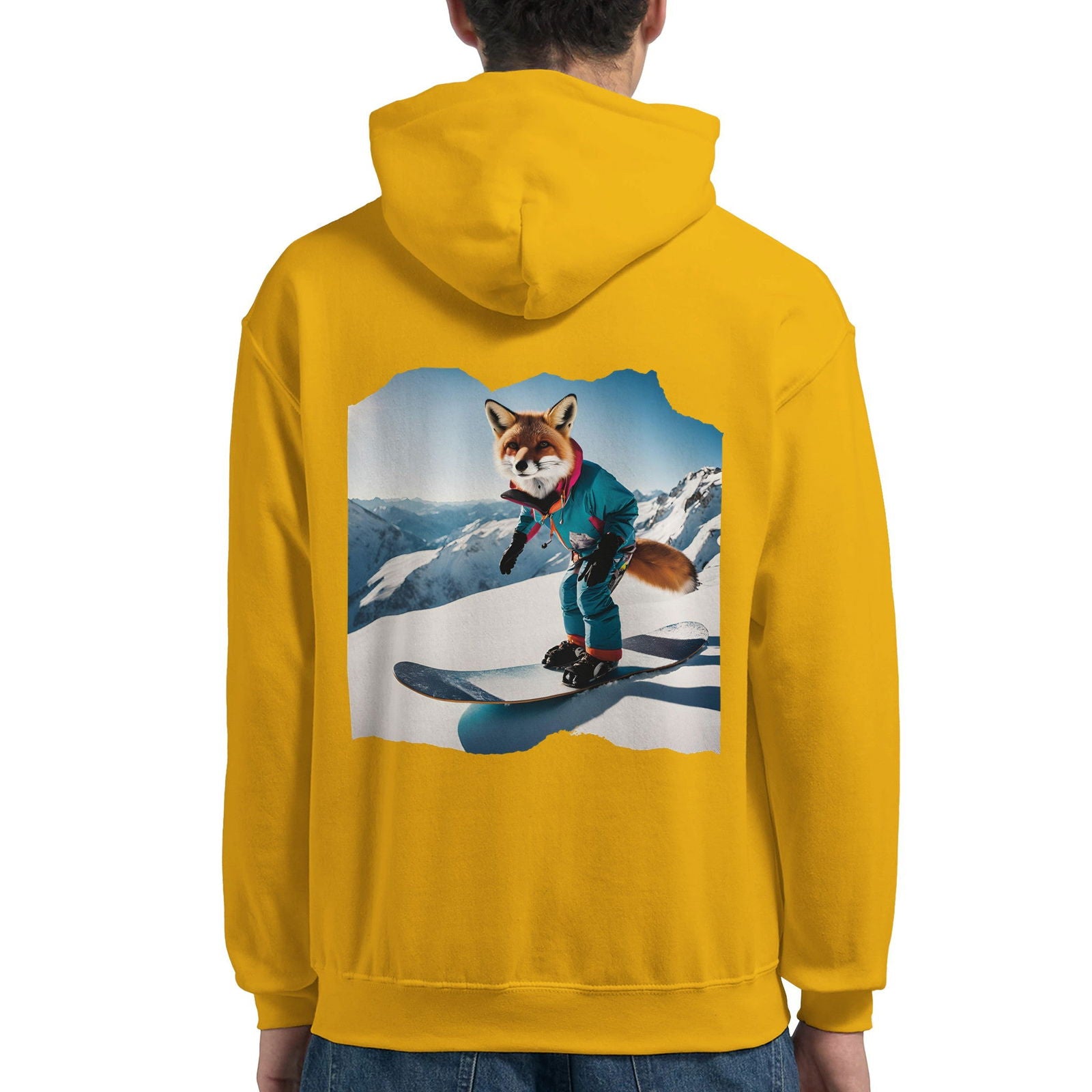 Powder Play Fox | Hoodie Unisex - Tshirt-Fabriek.nl