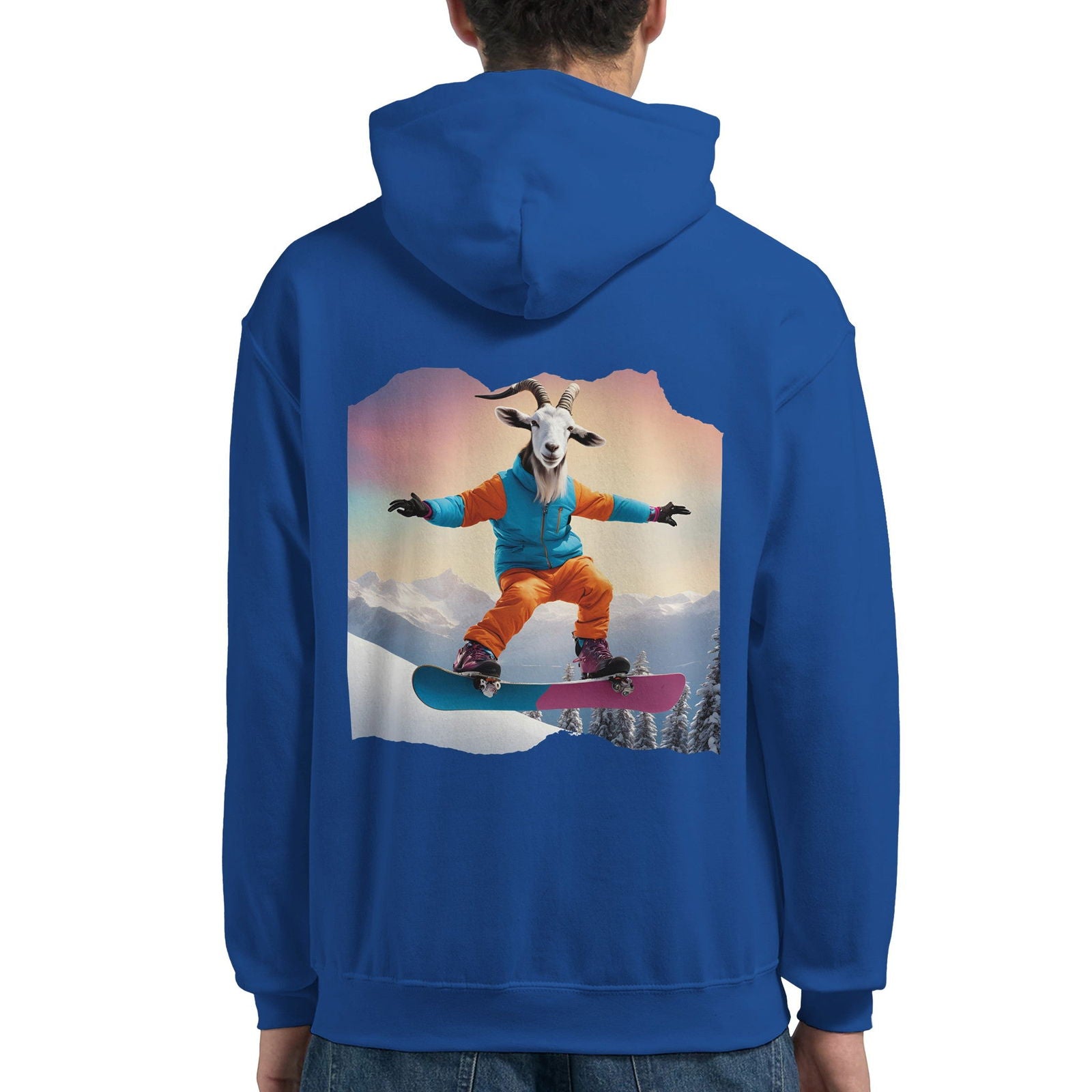 Powder Play Goat | Hoodie Unisex - Tshirt-Fabriek.nl