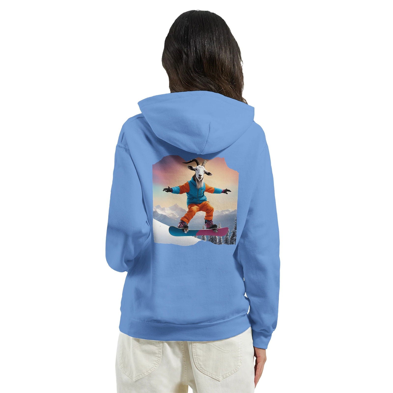 Powder Play Goat | Hoodie Unisex - Tshirt-Fabriek.nl