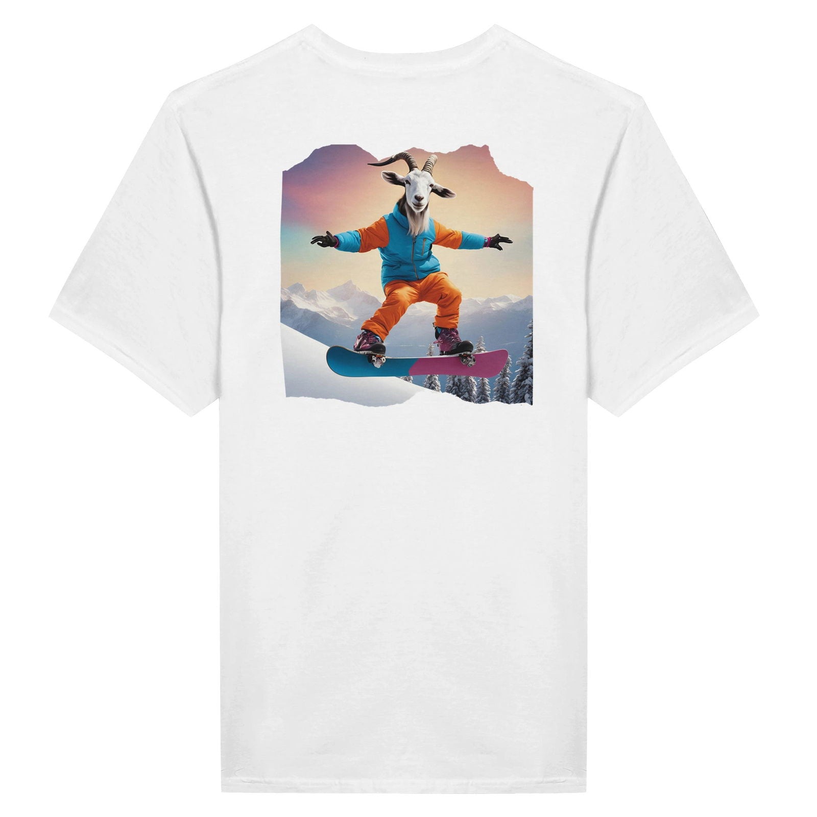 Powder Play Goat | T-Shirt Unisex - Tshirt-Fabriek.nl