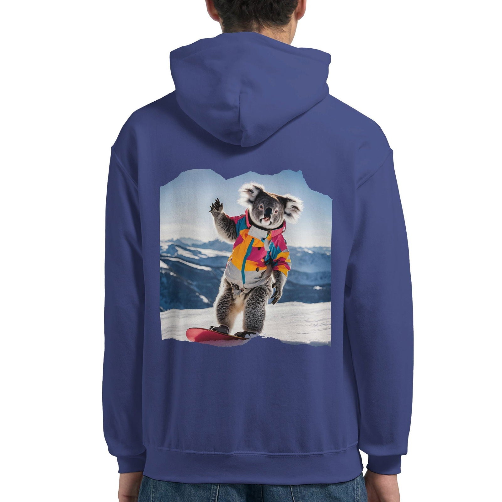 Powder Play Koala | Hoodie Unisex - Tshirt-Fabriek.nl