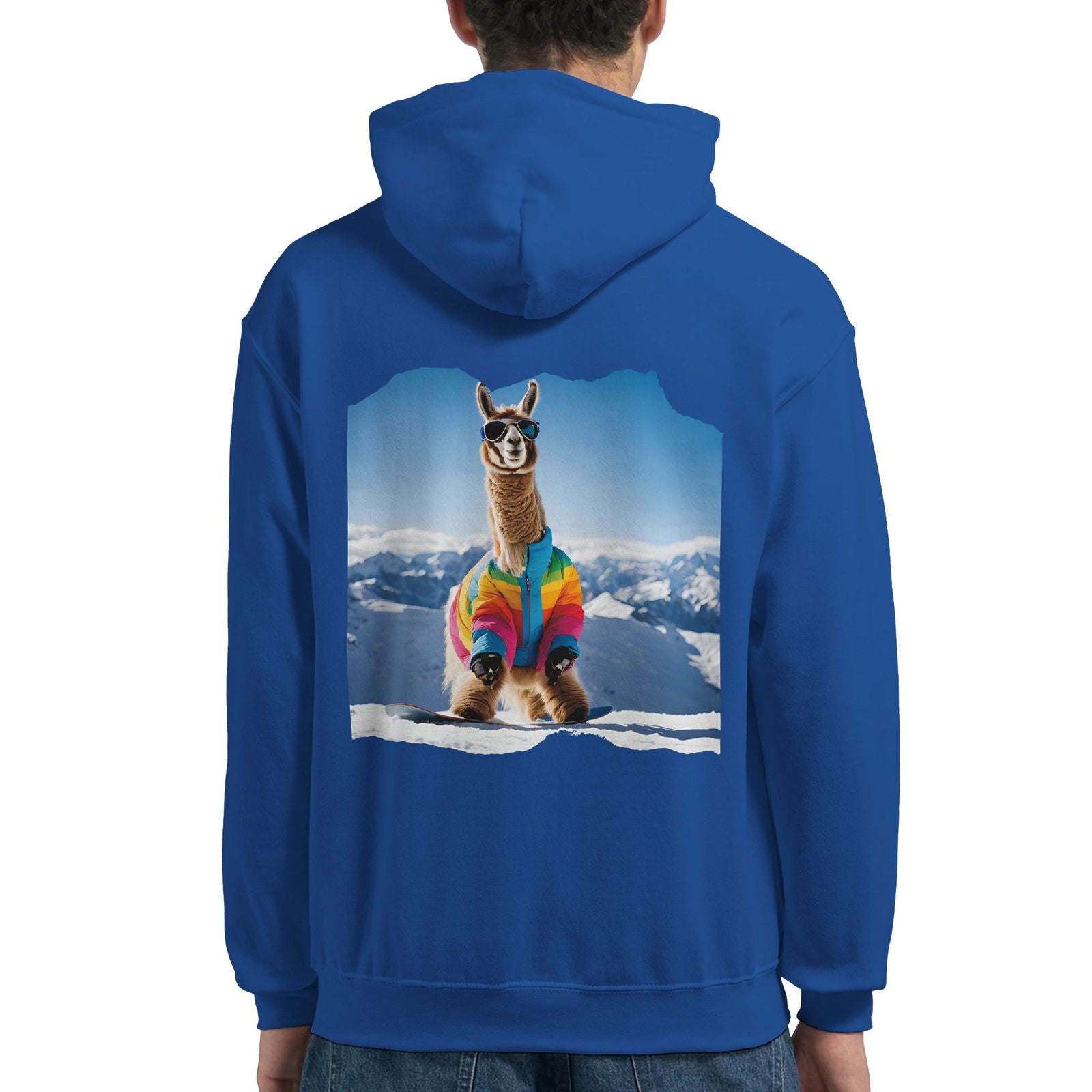 Powder Play Lama | Hoodie Unisex - Tshirt-Fabriek.nl