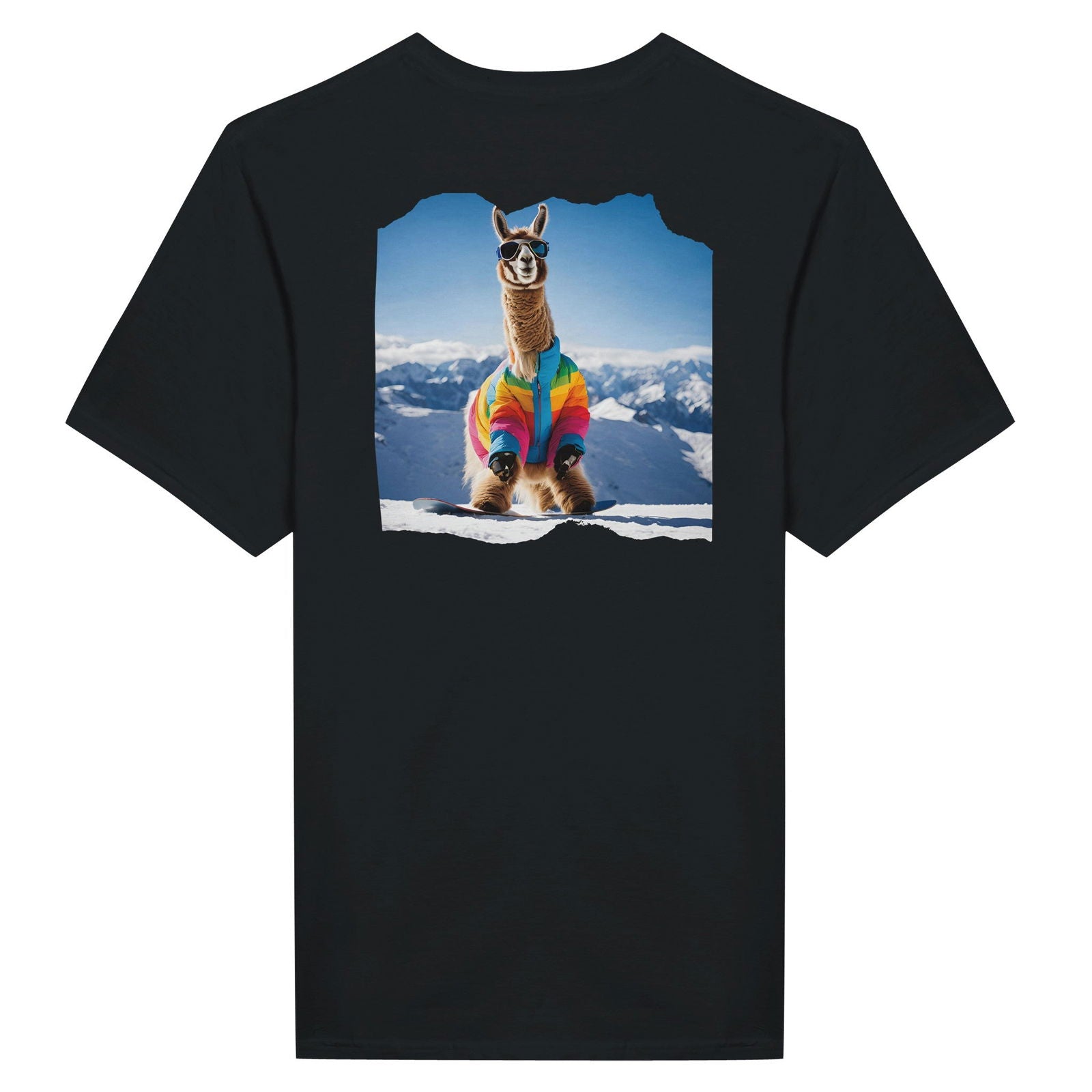 Powder Play Lama | T-Shirt Unisex - Tshirt-Fabriek.nl