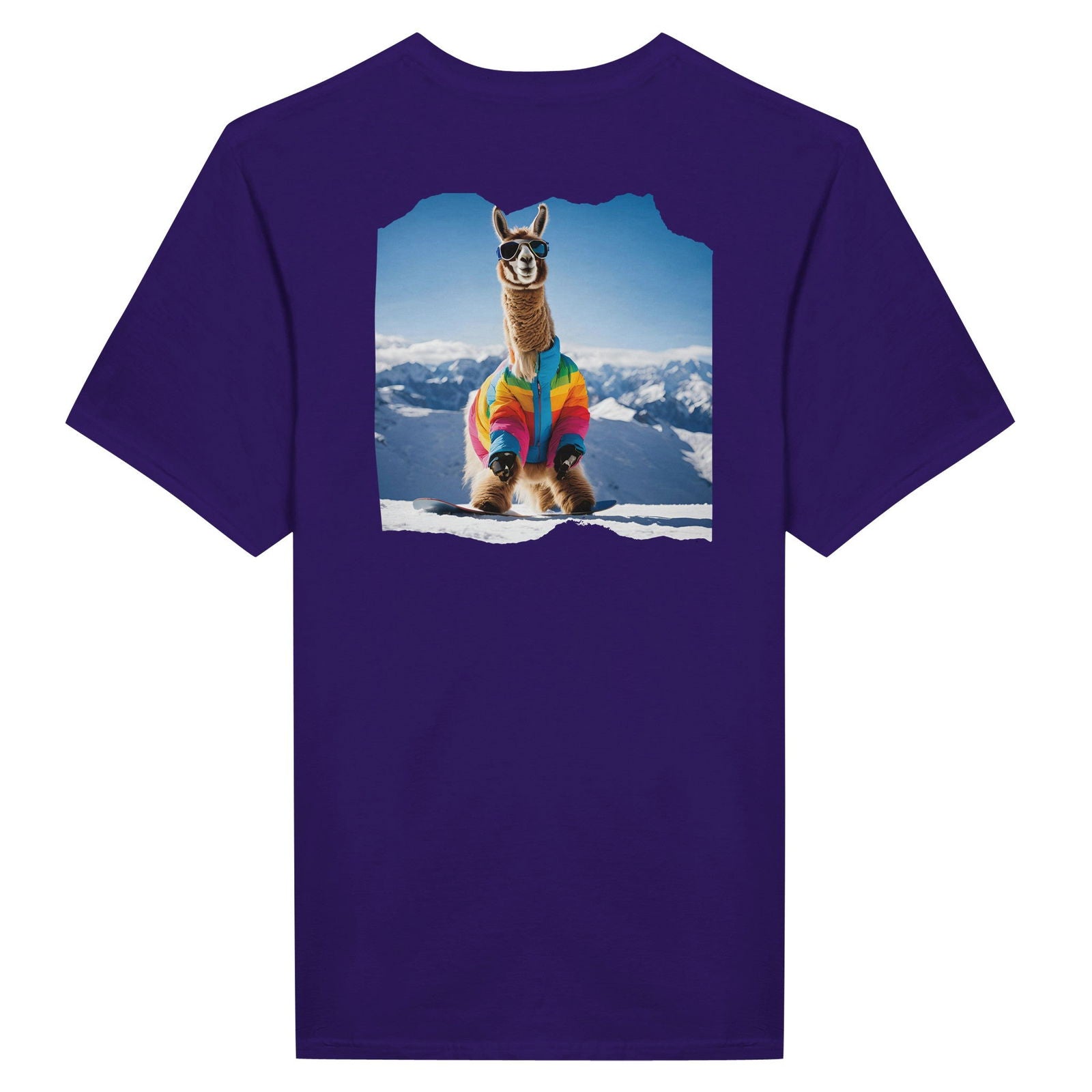 Powder Play Lama | T-Shirt Unisex - Tshirt-Fabriek.nl