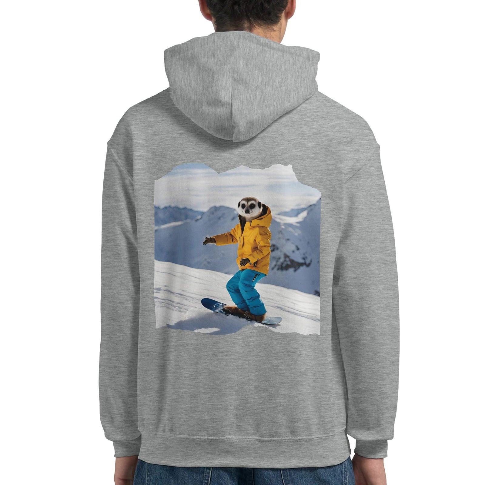 Powder Play Meerkat | Hoodie Unisex - Tshirt-Fabriek.nl