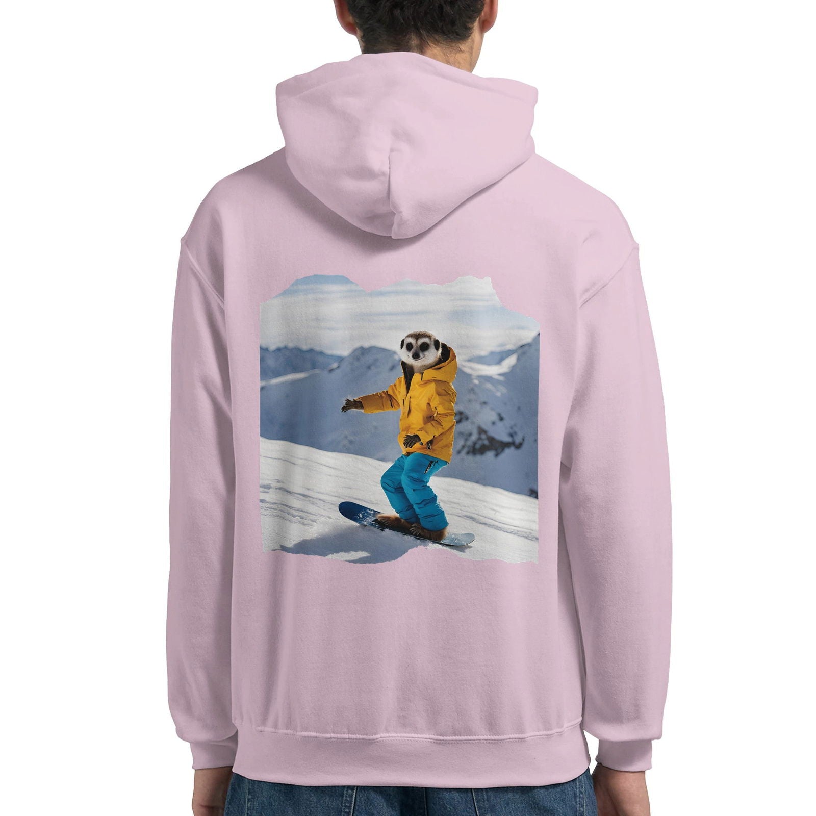 Powder Play Meerkat | Hoodie Unisex - Tshirt-Fabriek.nl