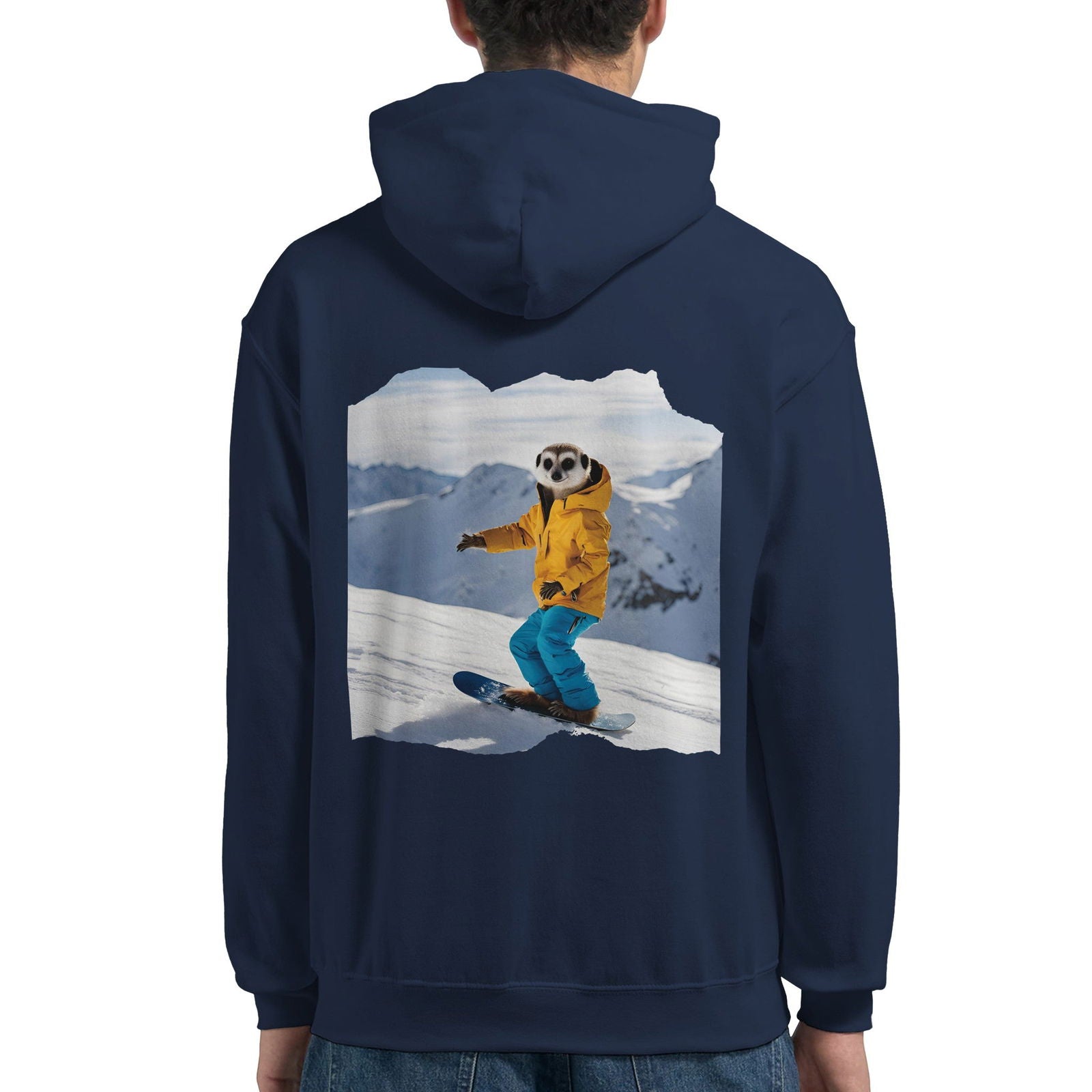 Powder Play Meerkat | Hoodie Unisex - Tshirt-Fabriek.nl