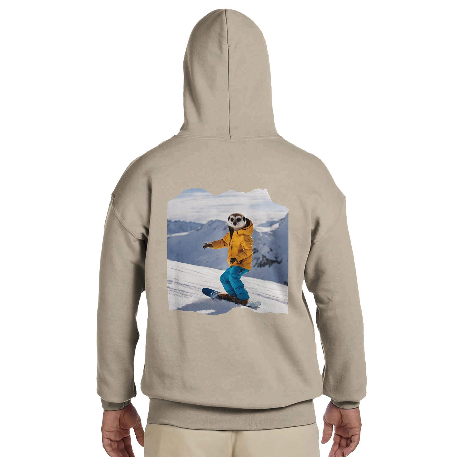 Powder Play Meerkat | Hoodie Unisex - Tshirt-Fabriek.nl