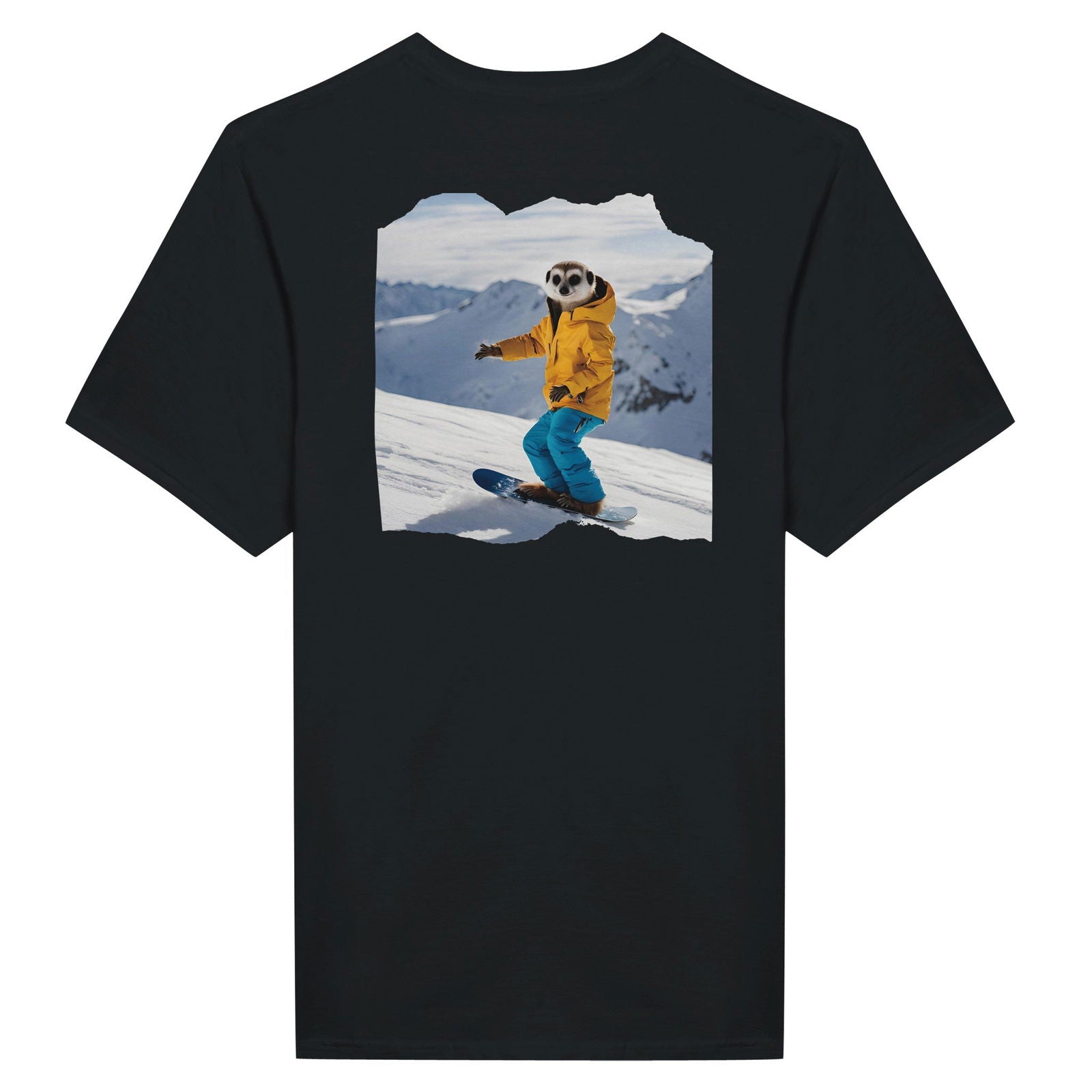 Powder Play Meerkat | T-Shirt Unisex - Tshirt-Fabriek.nl