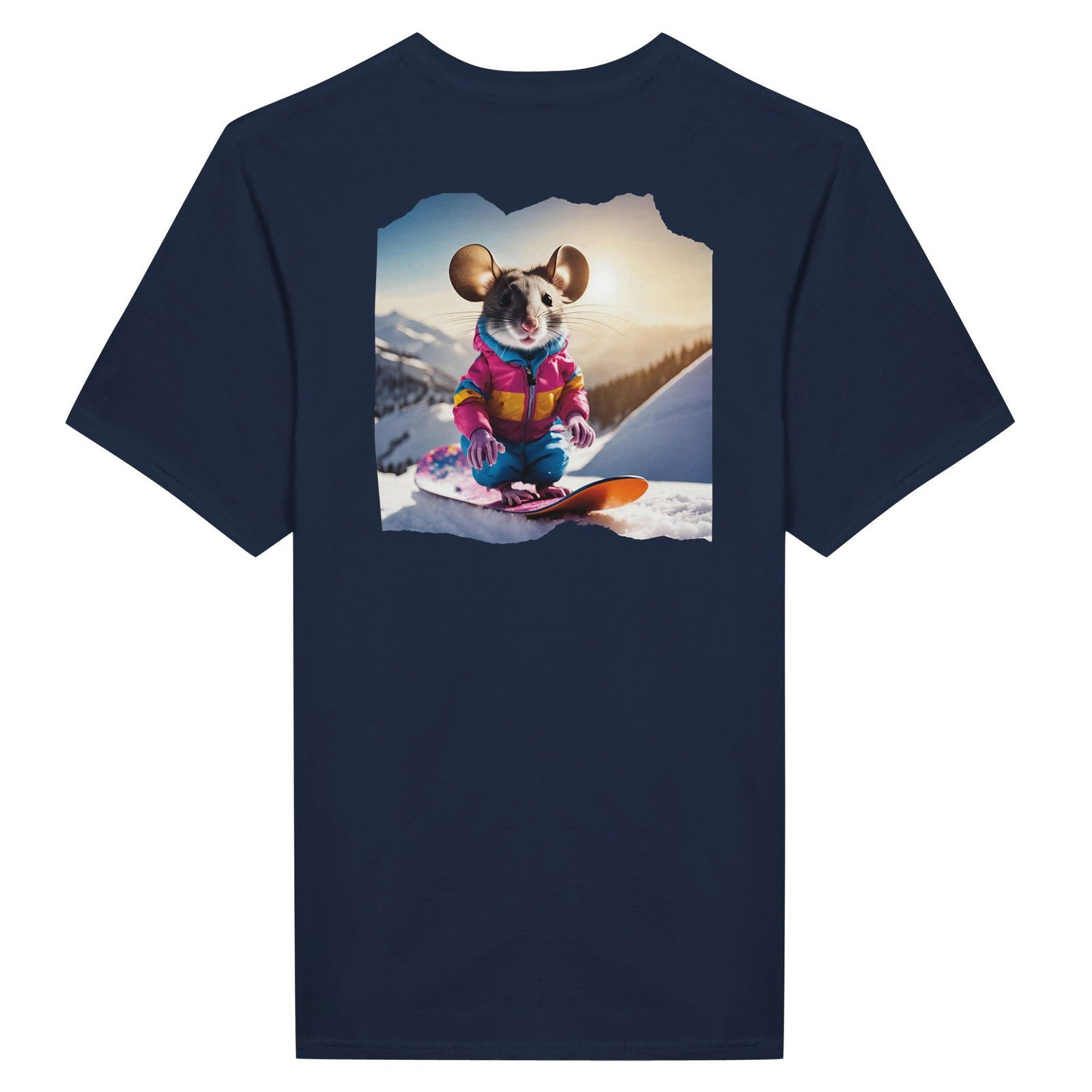 Powder Play Mouse | T-Shirt Unisex - Tshirt-Fabriek.nl