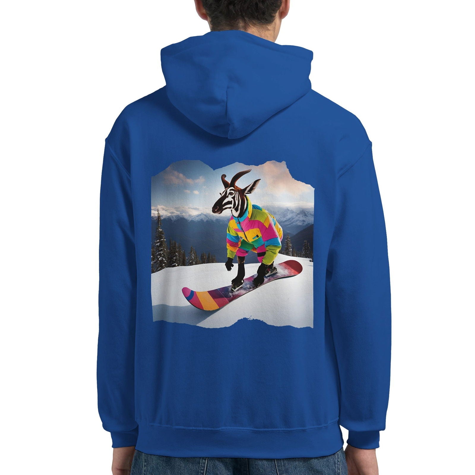 Powder Play Okapi | Hoodie Unisex - Tshirt-Fabriek.nl