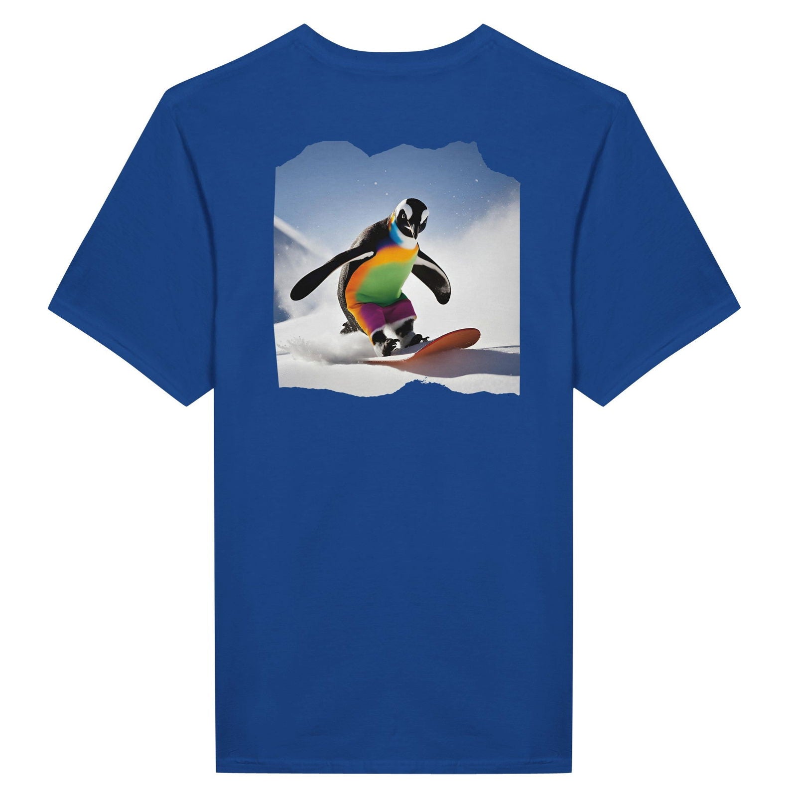 Powder Play Penquin | T-Shirt Unisex - Tshirt-Fabriek.nl