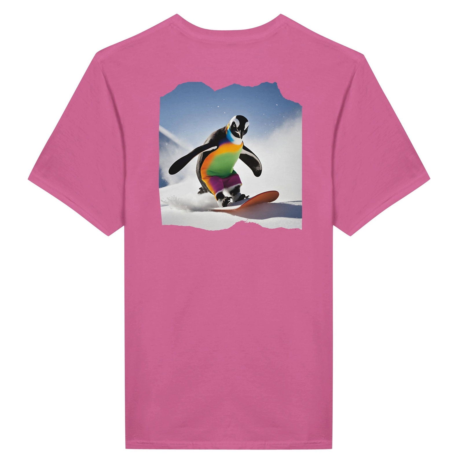 Powder Play Penquin | T-Shirt Unisex - Tshirt-Fabriek.nl