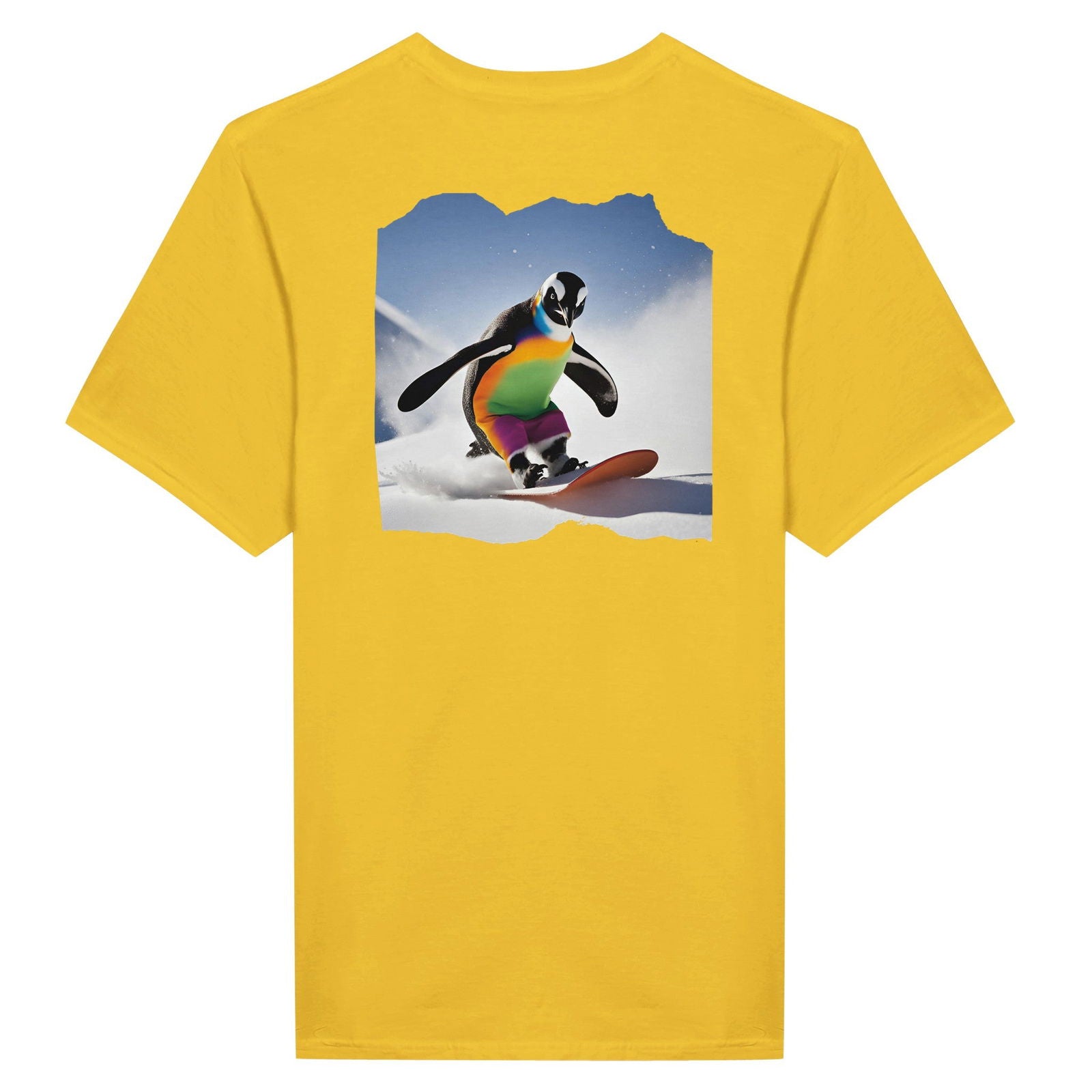 Powder Play Penquin | T-Shirt Unisex - Tshirt-Fabriek.nl