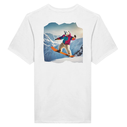 Powder Play Polar Bear | T-Shirt Unisex - Tshirt-Fabriek.nl