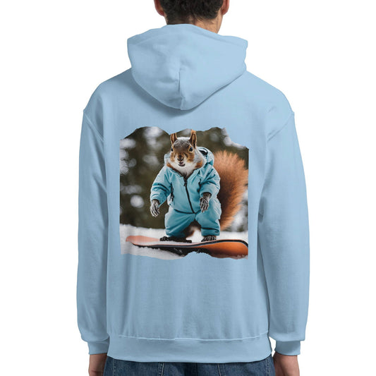 Powder Play Squirrel | Hoodie Unisex - Tshirt-Fabriek.nl