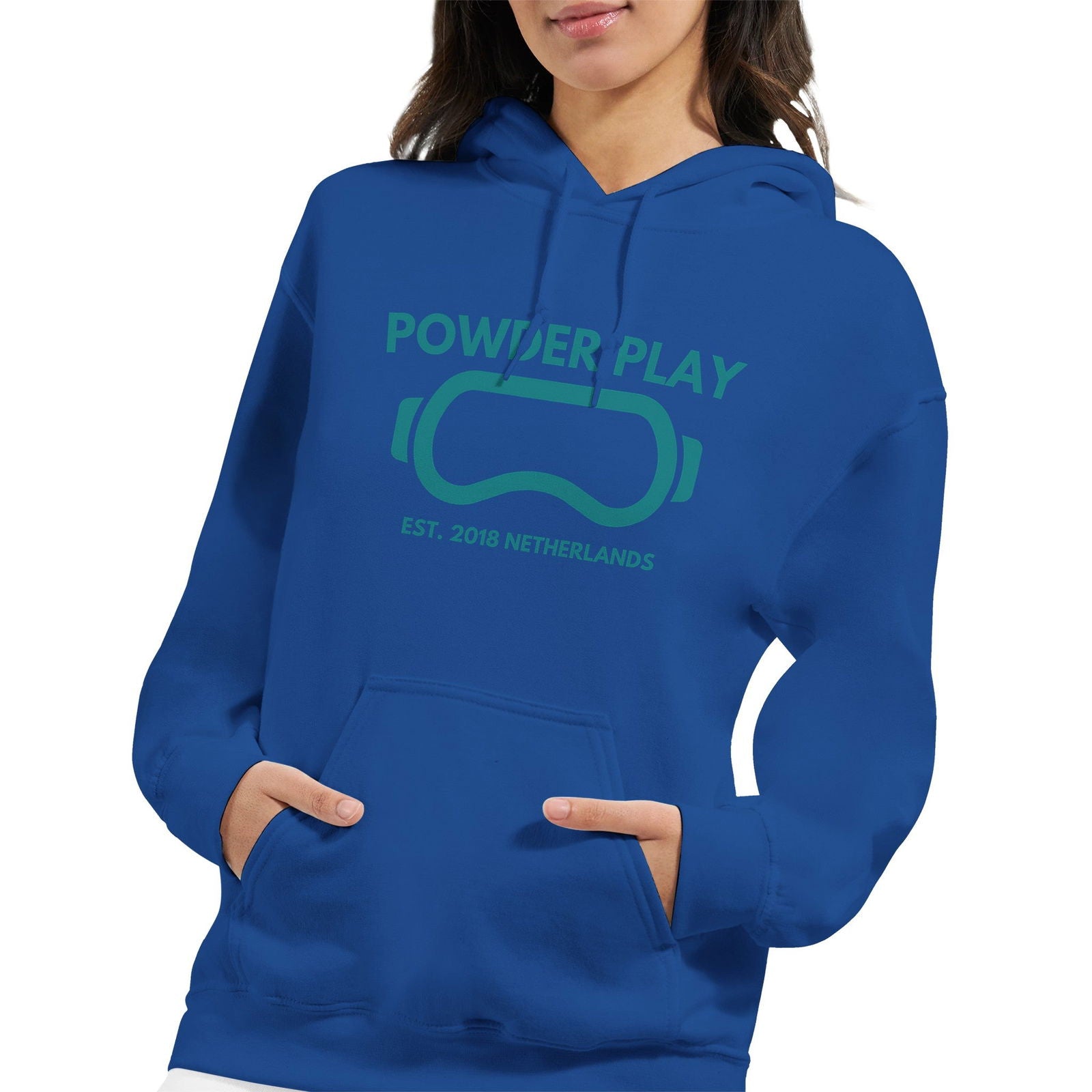 Powder Play Squirrel | Hoodie Unisex - Tshirt-Fabriek.nl