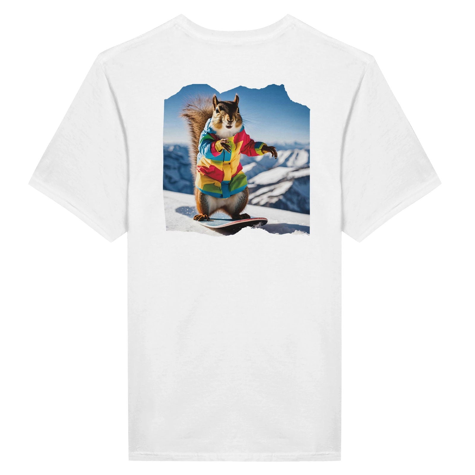 Powder Play Squirrel | T-Shirt Unisex - Tshirt-Fabriek.nl