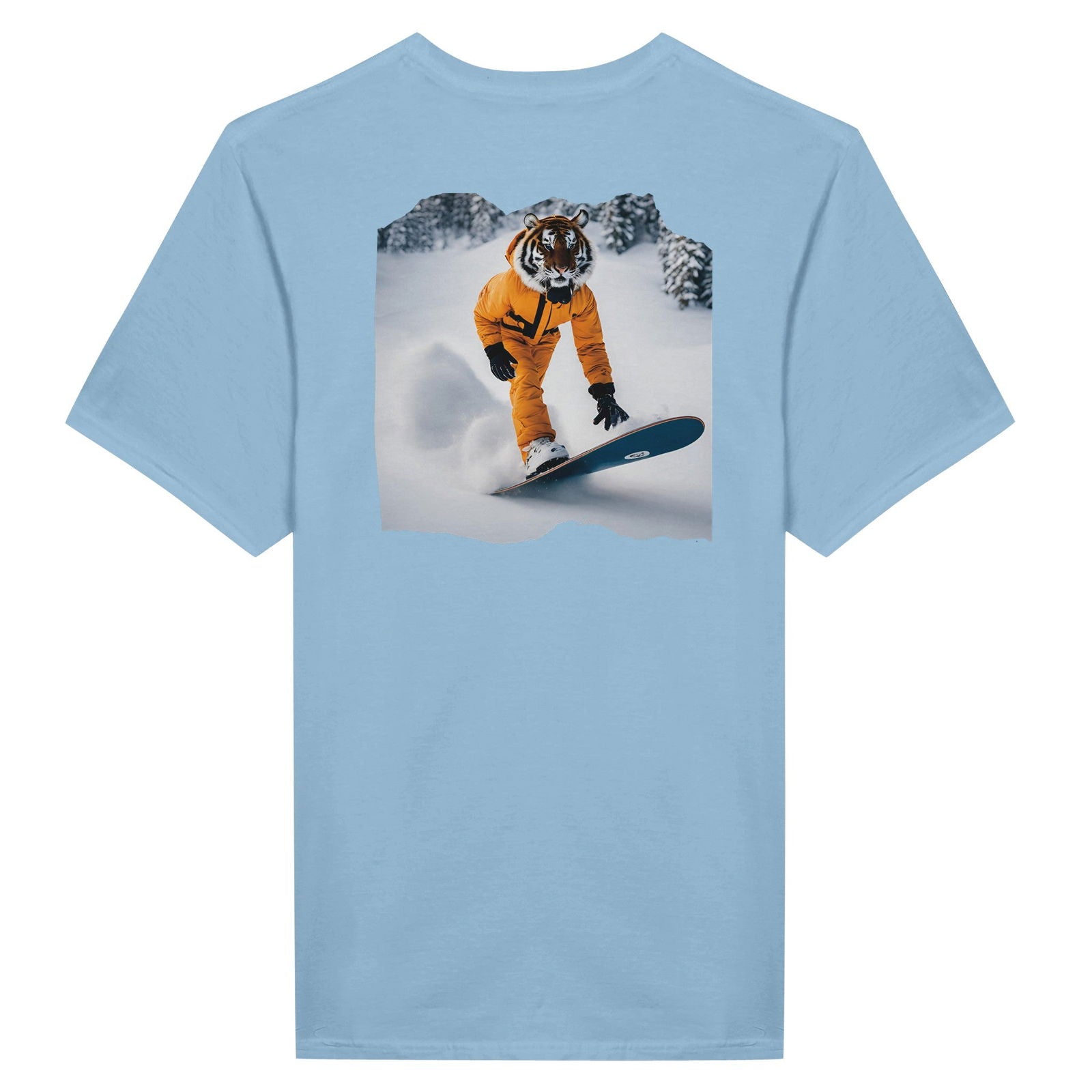 Powder Play Tiger | T-Shirt Unisex - Tshirt-Fabriek.nl