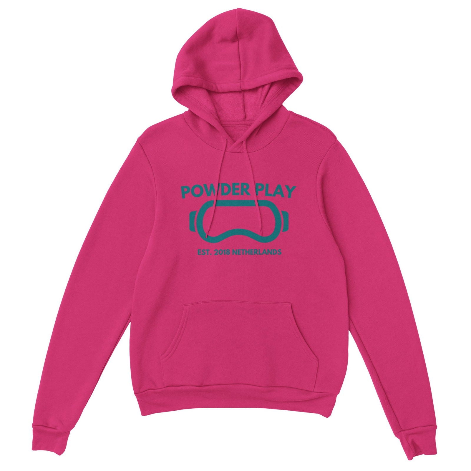 Powder Play Zebra | Hoodie Unisex - Tshirt-Fabriek.nl