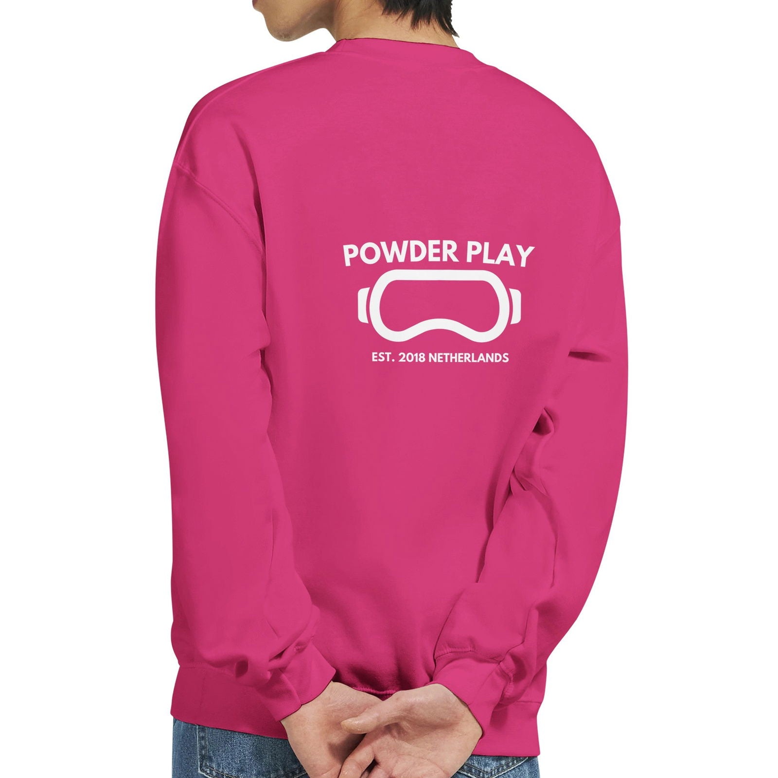 Powder Play back | Trui Unisex - Tshirt-Fabriek.nl