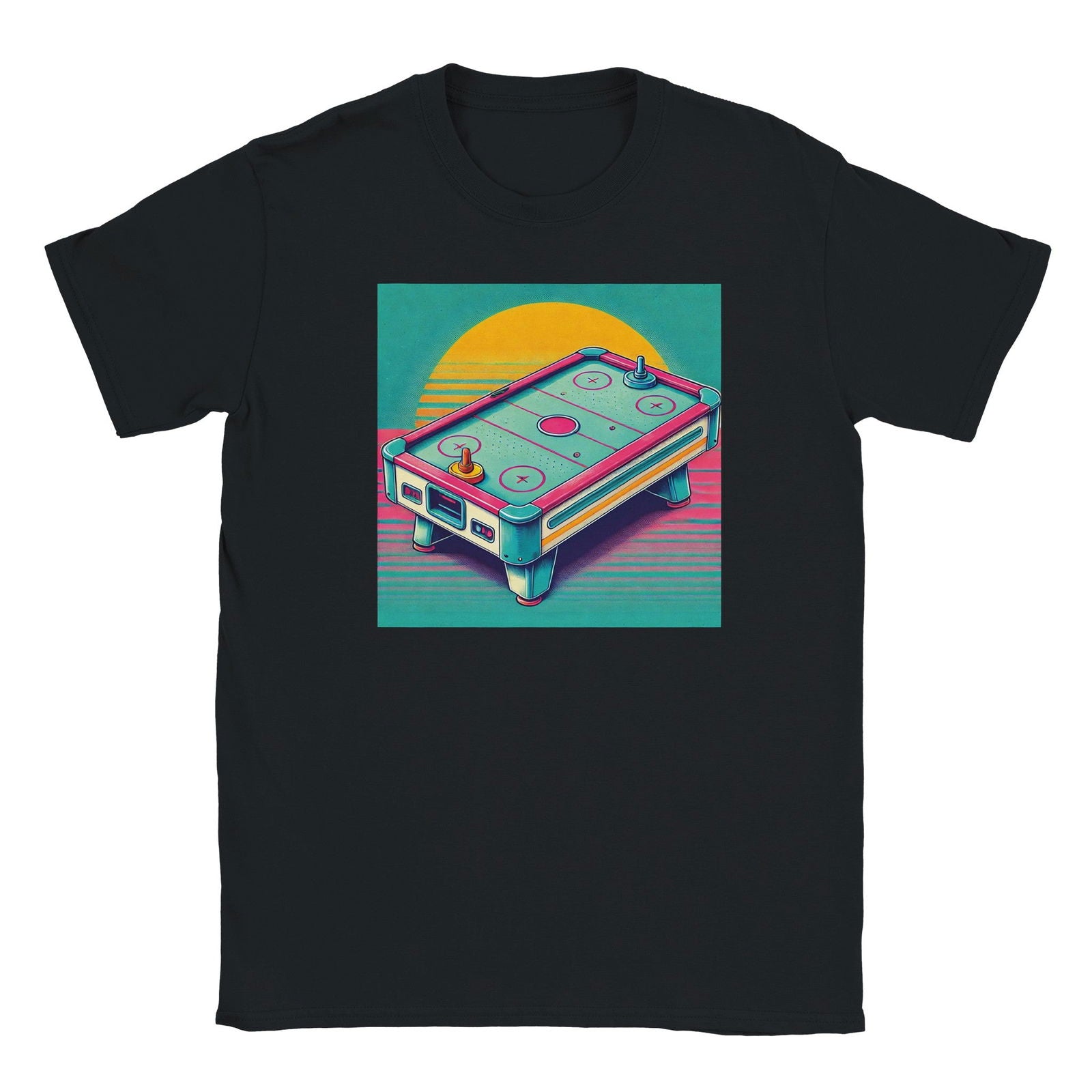 Retro Air-Hockey | T-Shirt Unisex - Tshirt-Fabriek.nl