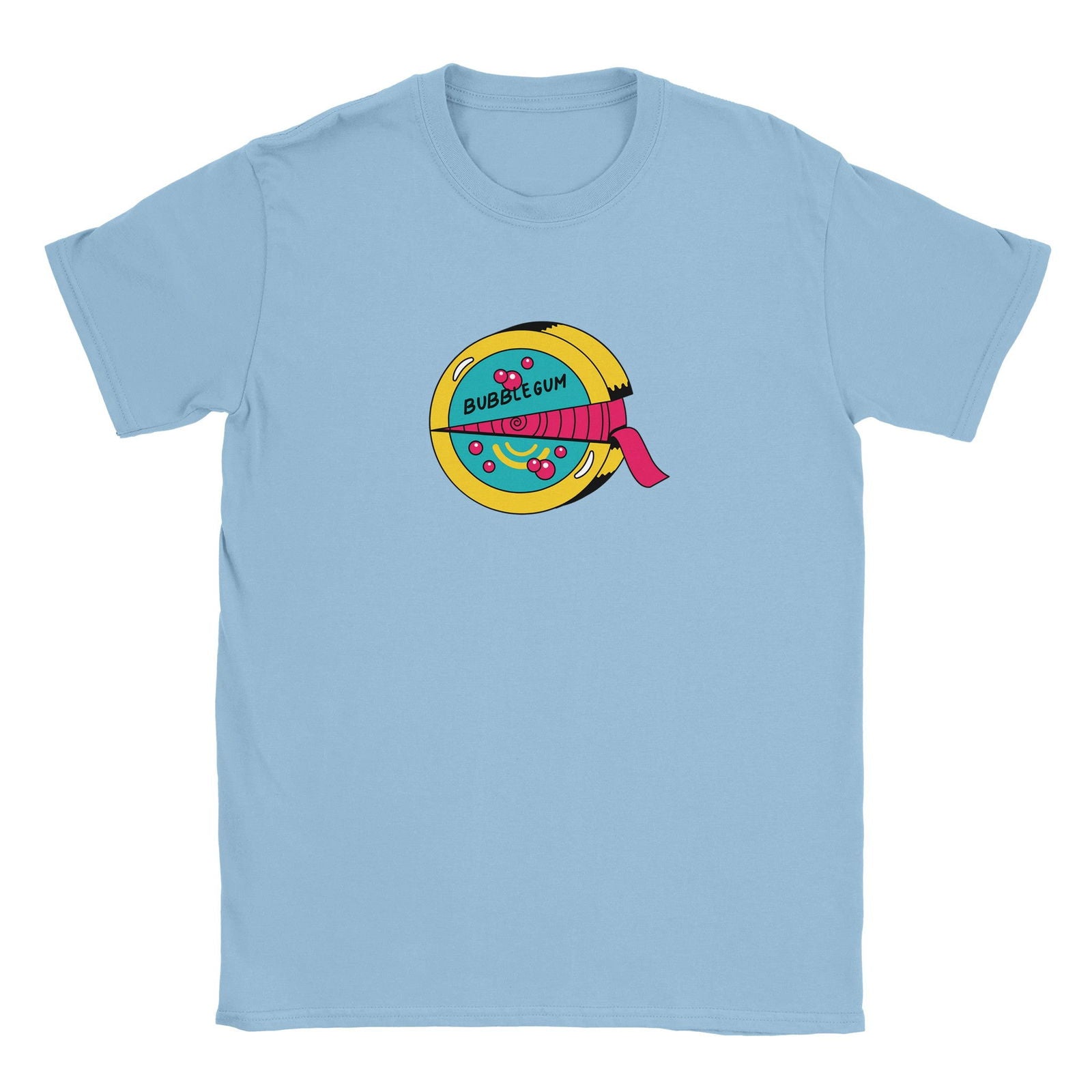 Retro Bubblegum roll | T-Shirt Unisex - Tshirt-Fabriek.nl