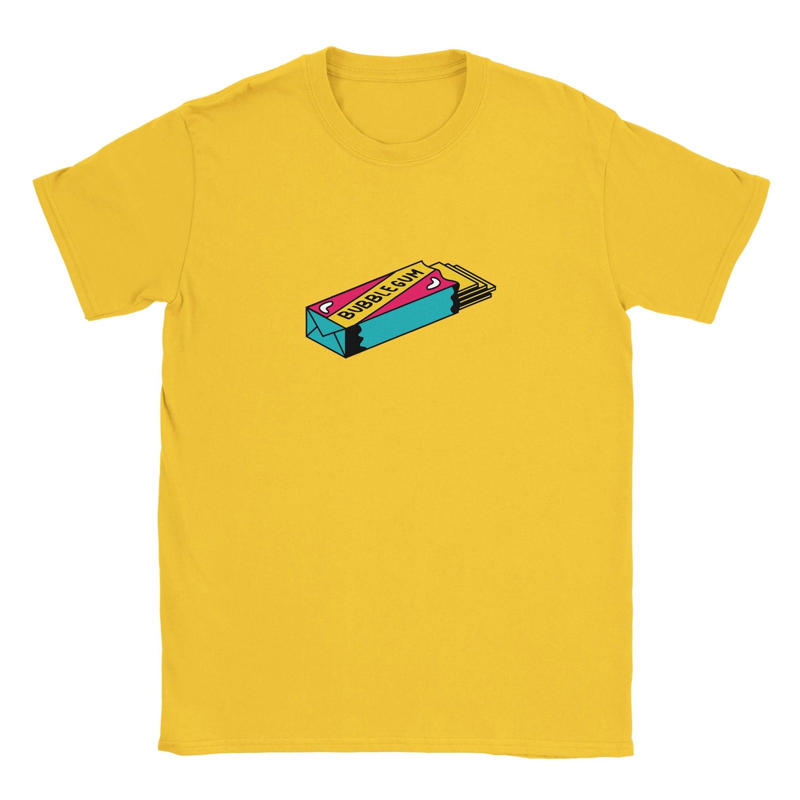 Retro Bubblegum strips | T-Shirt Unisex - Tshirt-Fabriek.nl