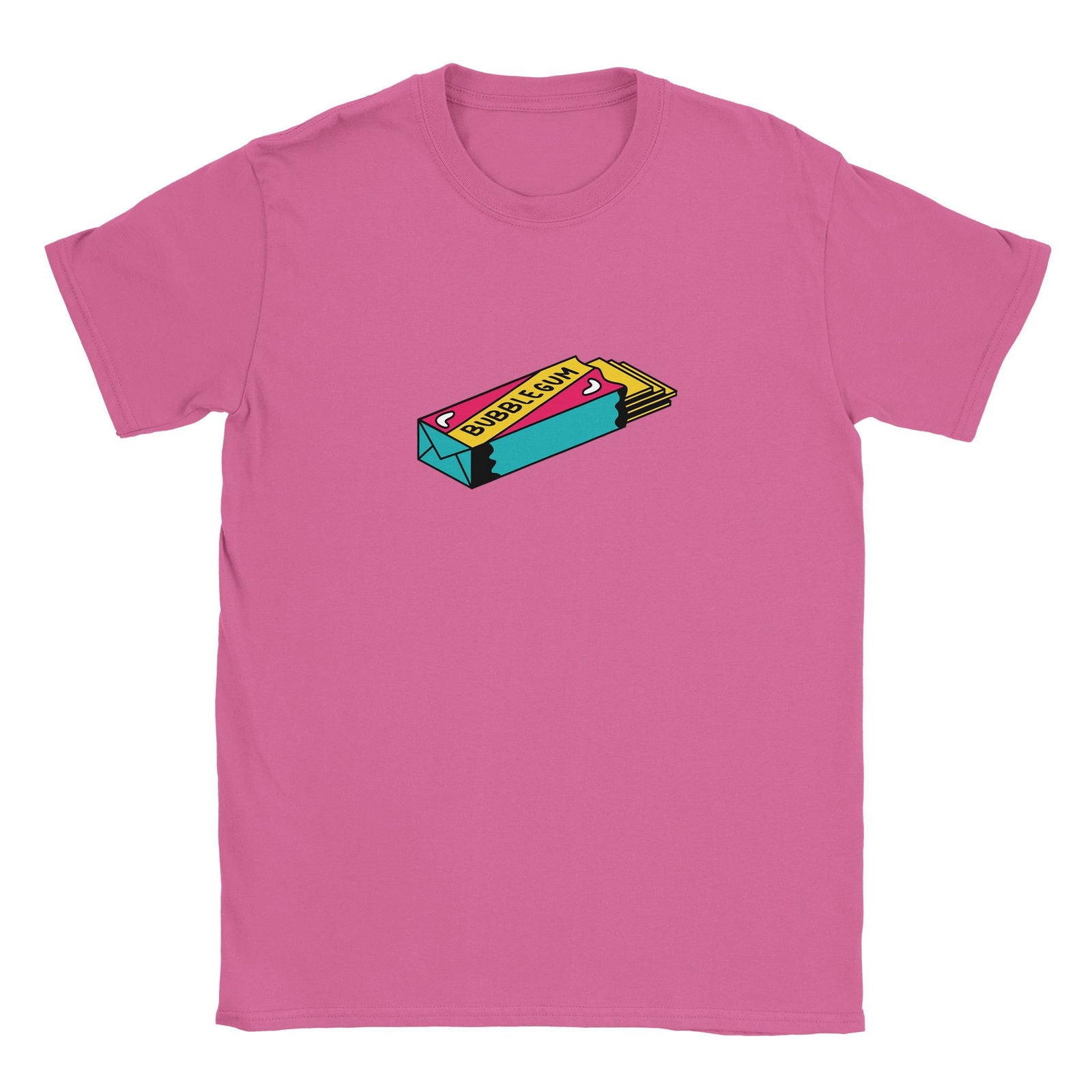 Retro Bubblegum strips | T-Shirt Unisex - Tshirt-Fabriek.nl