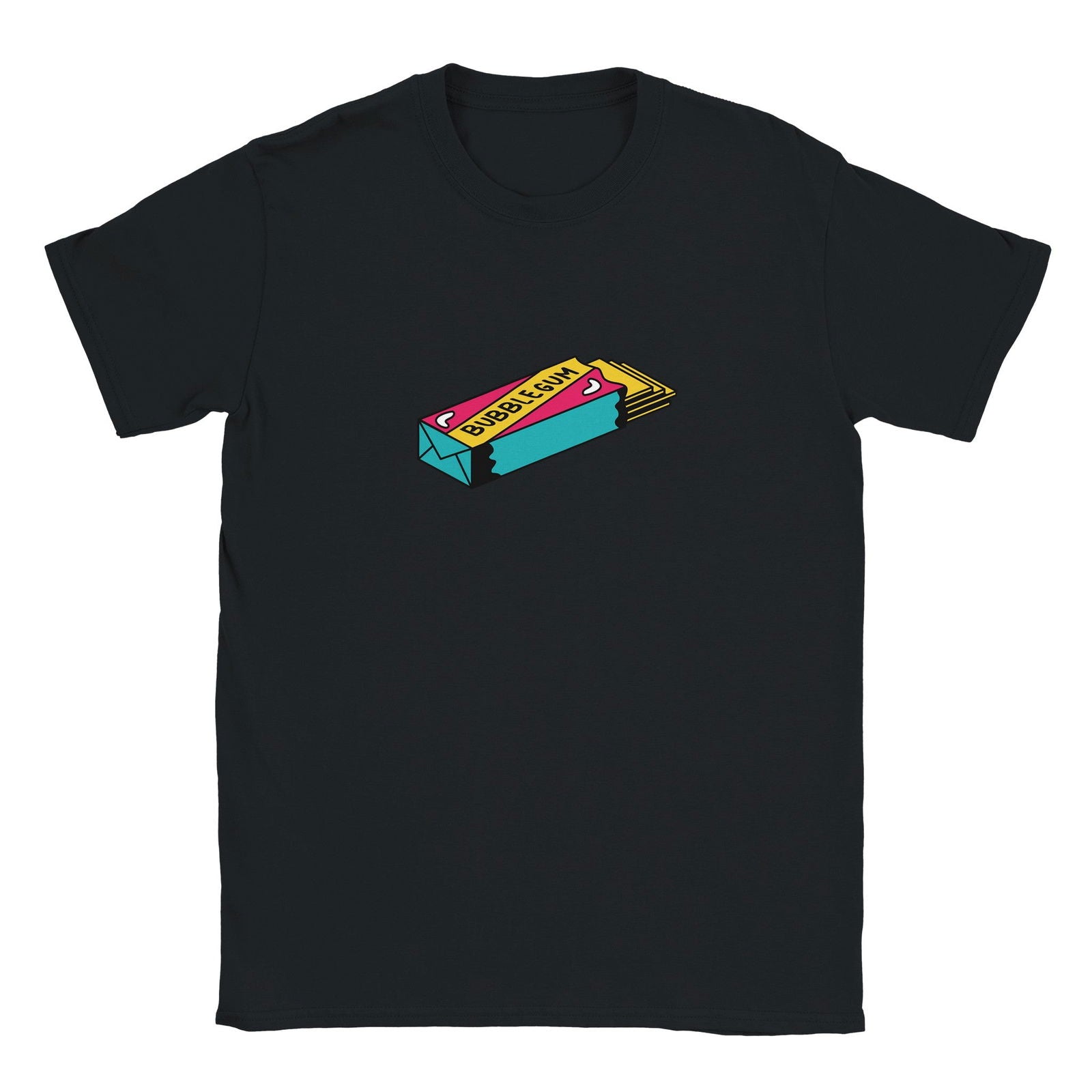 Retro Bubblegum strips | T-Shirt Unisex - Tshirt-Fabriek.nl