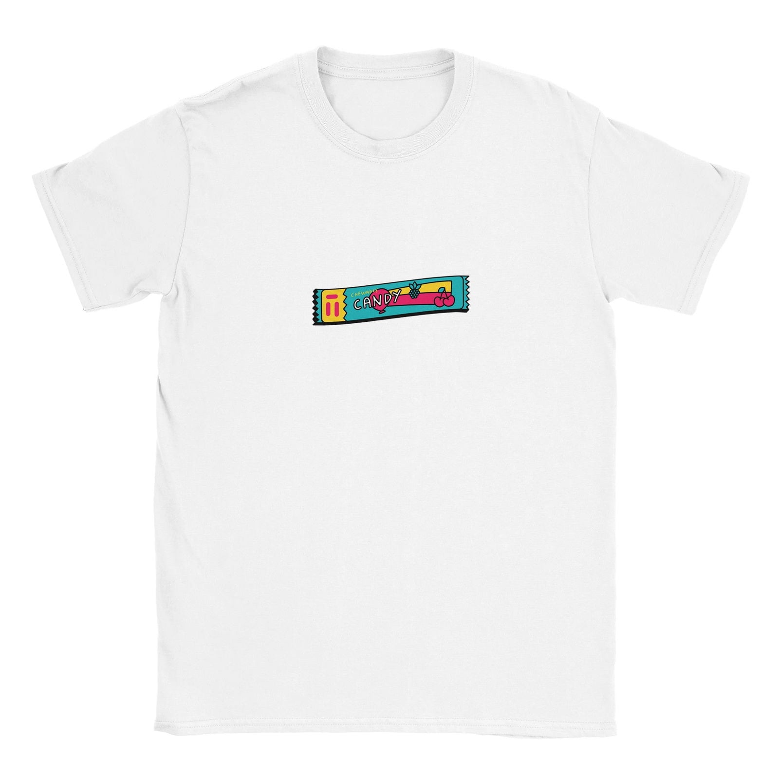 Retro Candy bar | T-Shirt Unisex - Tshirt-Fabriek.nl