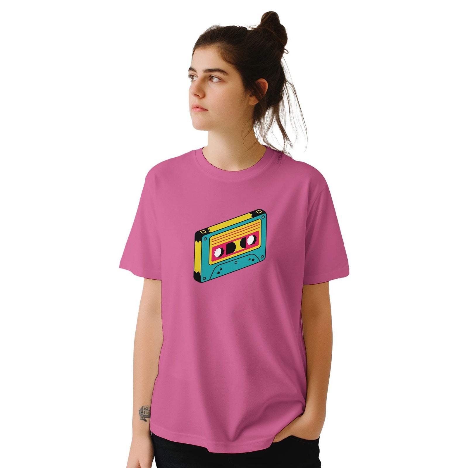 Retro Casette | T-Shirt Unisex - Tshirt-Fabriek.nl