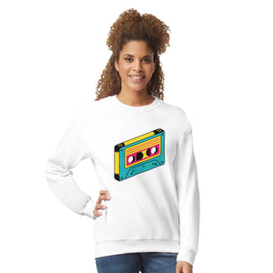 Retro Cassette | Trui Unisex - Tshirt-Fabriek.nl