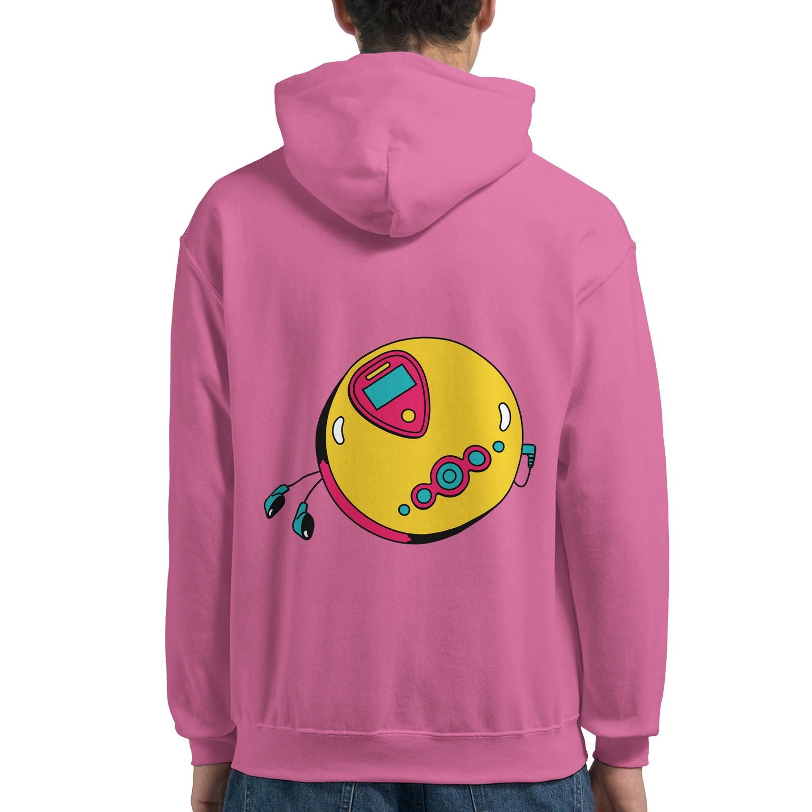 Retro Discman | Hoodie Unisex - Tshirt-Fabriek.nl