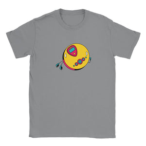 Retro Discman | T-Shirt Unisex - Tshirt-Fabriek.nl