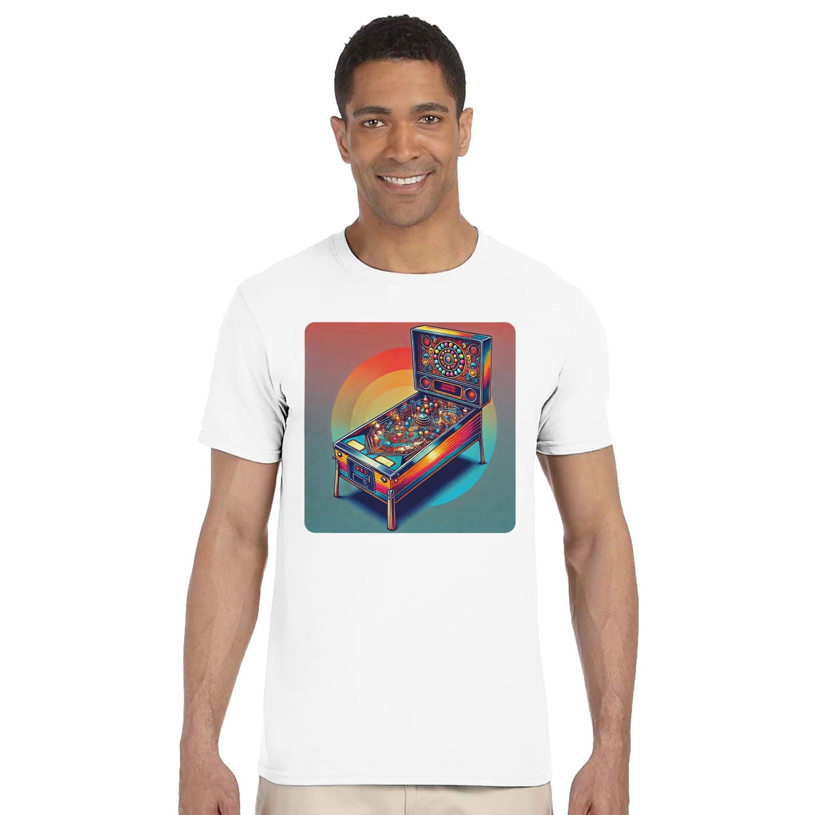 Retro Flipperkast | T-Shirt Unisex - Tshirt-Fabriek.nl