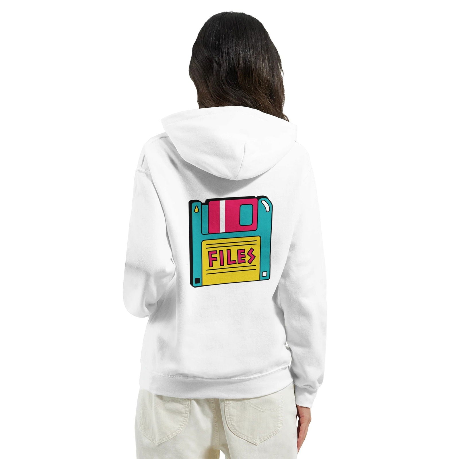 Retro Floppy disc | Hoodie Unisex - Tshirt-Fabriek.nl