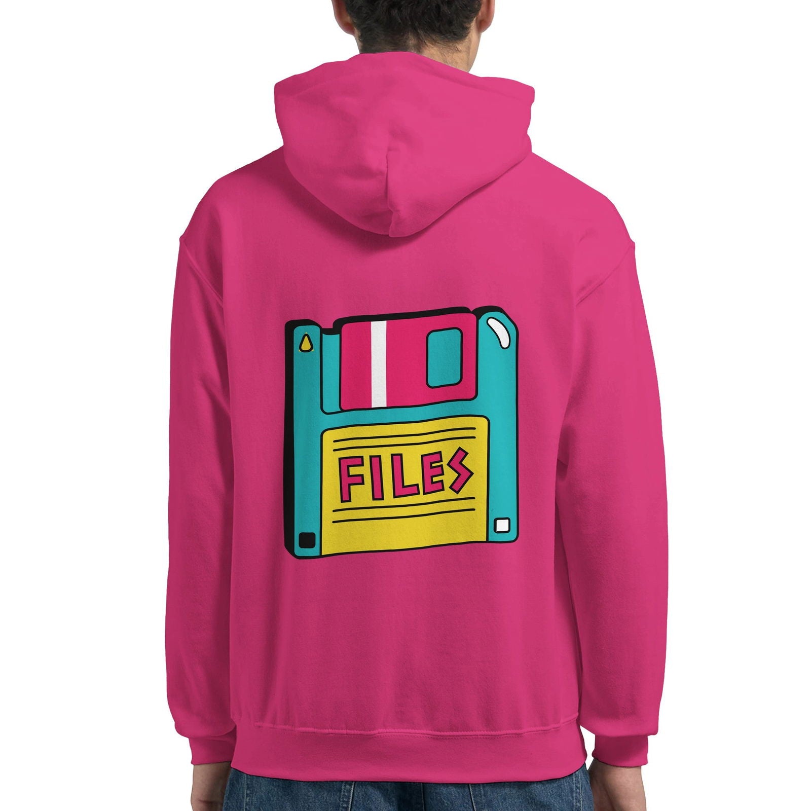 Retro Floppy disc | Hoodie Unisex - Tshirt-Fabriek.nl