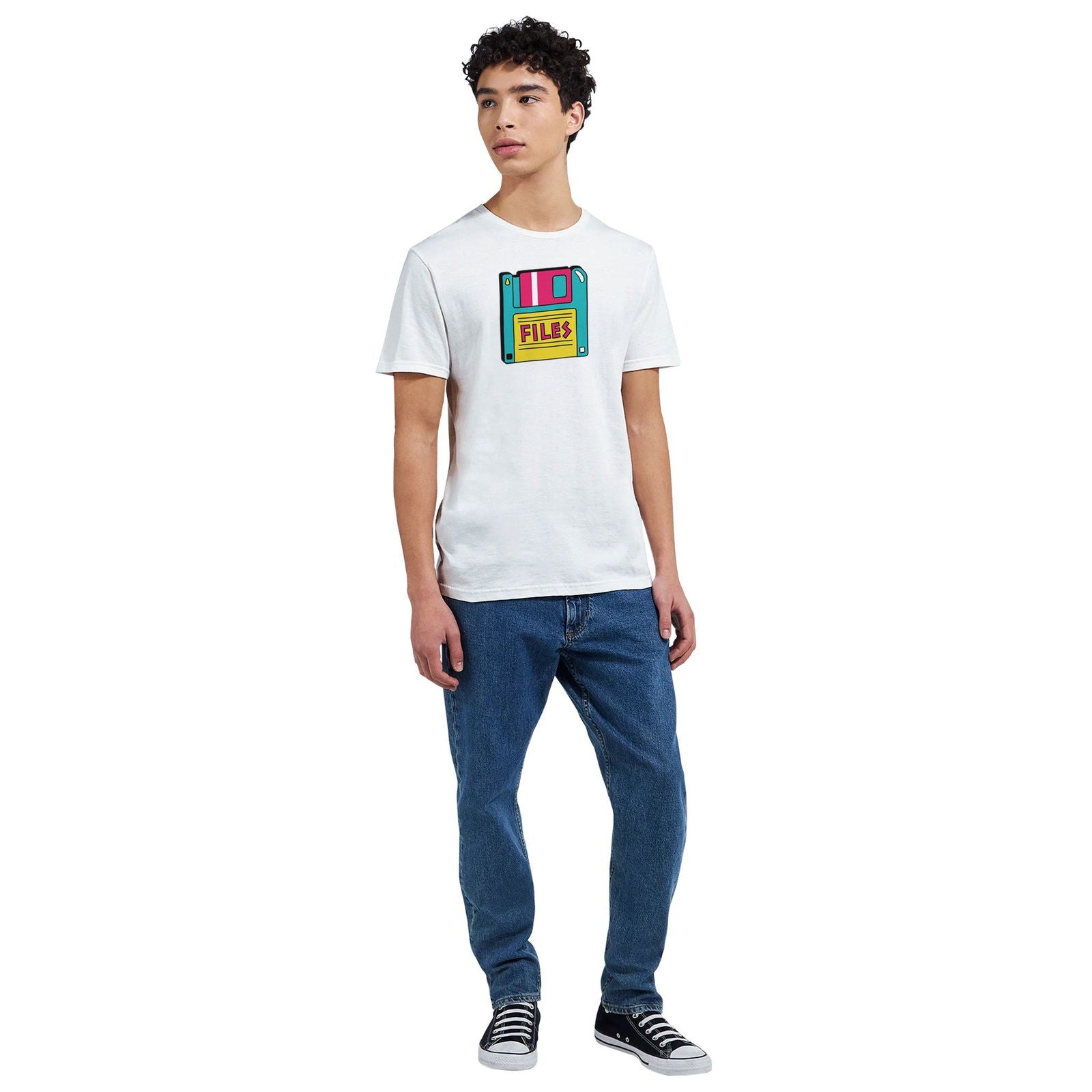 Retro Floppy disc | T-Shirt Unisex - Tshirt-Fabriek.nl